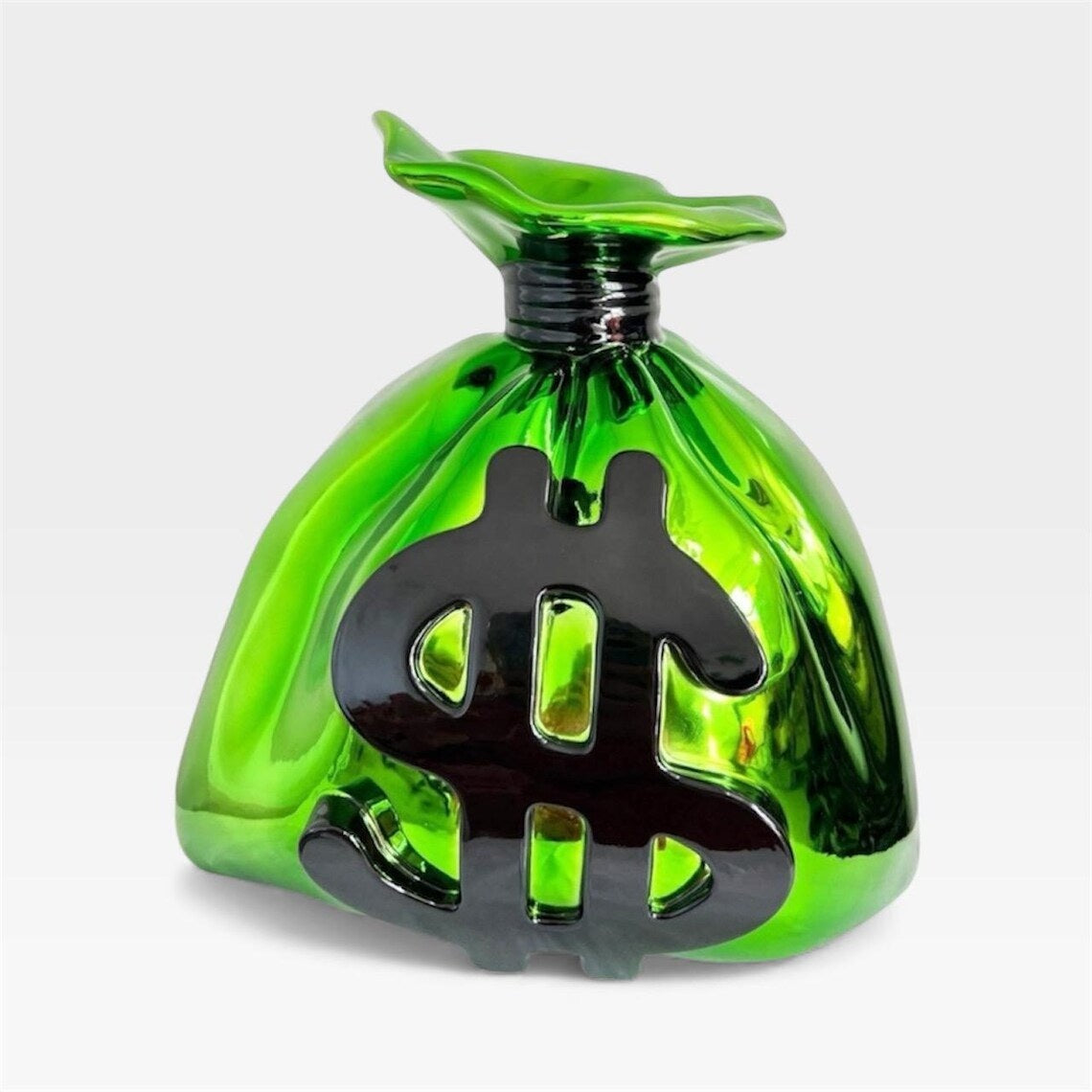 Money Bag Sculpture - Available in 4 Color Variations