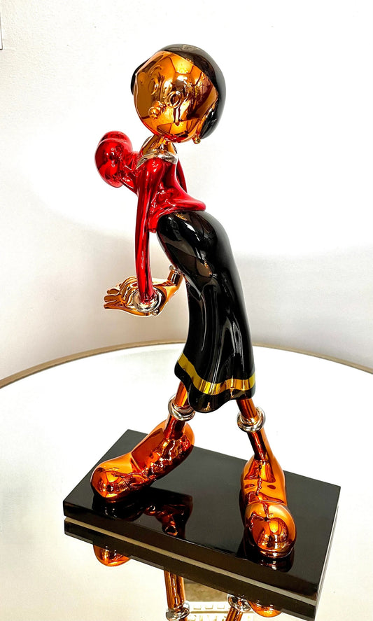 Olive Oyl Sculpture — Inspired by the Iconic Popeye Character