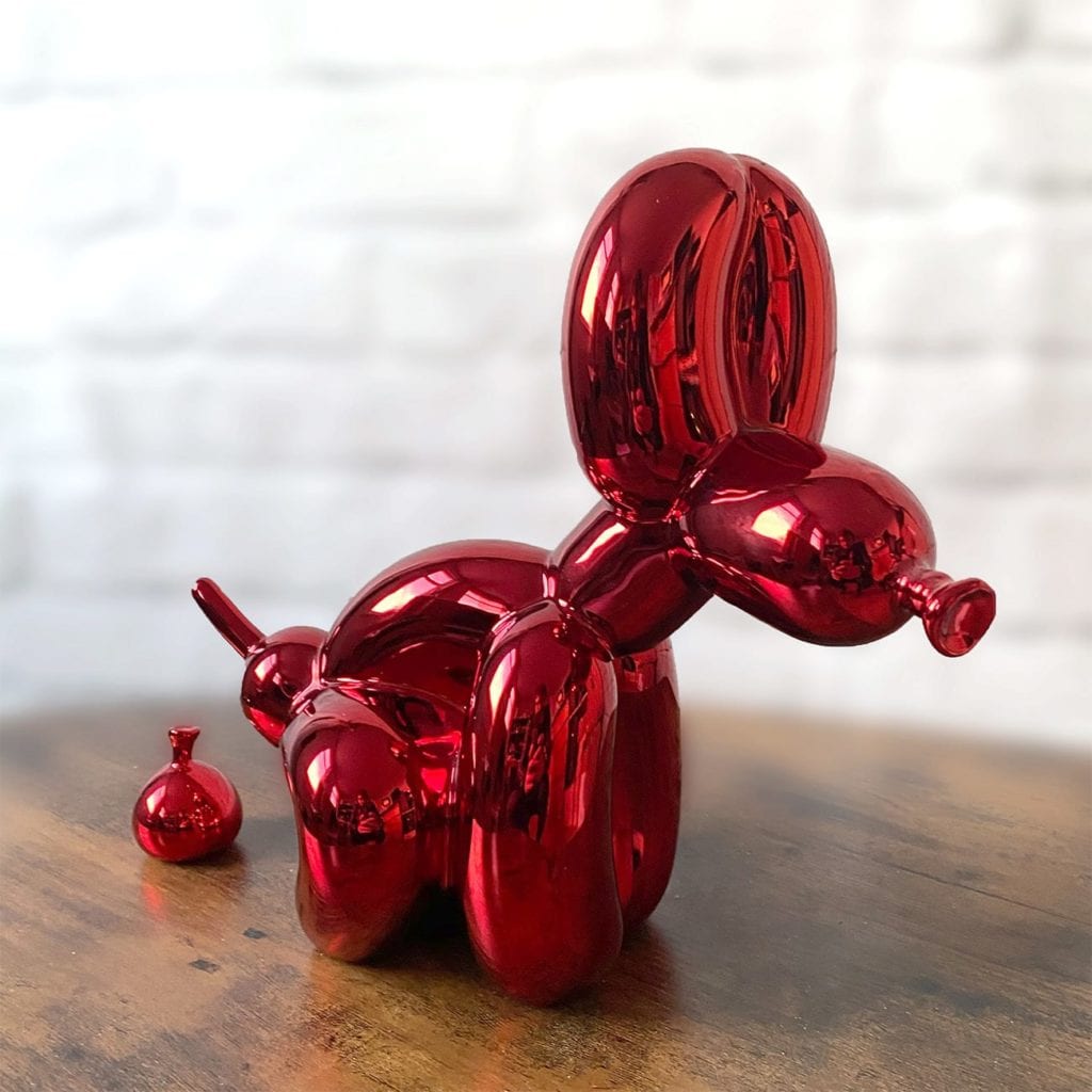 Pooping Balloon Dog Sculpture - view 2